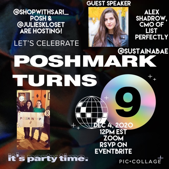 Join us for a Posh N Sip on Zoom. 12/4 at 12pm